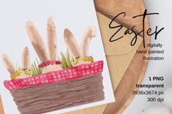 Easter Illustration with rabbit Product Image 1