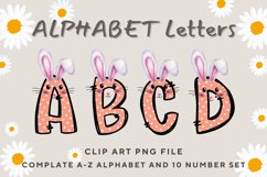 Easter Bunny Alphabet Pastel Egg Letters Kids Decorate_B102 Product Image 1