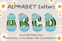 Easter Bunny Alphabet Pastel Egg Letters Kids Decorate_B125 Product Image 1