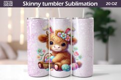 Easter Animal Tumbler | I Highland Cow Tumbler Product Image 1