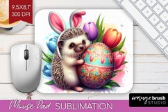 Easter Animals Mouse Pad Sublimation - Bunny Ears Mousepad Product Image 1