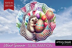 Easter Animals Wind Spinner Sublimation PNG - Bunny Ears Product Image 1