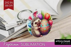 Easter Animals Keychain PNG - Bunny Ears Keychain Product Image 1