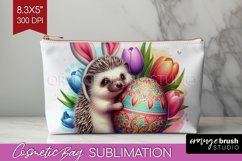 Easter Animals Cosmetic Bag - Bunny Ears Makeup Bag PNG Product Image 1