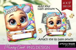 Easter Money Card PNG - Cute Easter Money Card Holder Product Image 1