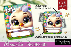Easter Money Card PNG - Cute Easter Money Card Holder Product Image 1