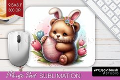 Easter Animals Mouse Pad Sublimation - Bunny Ears Mousepad Product Image 1