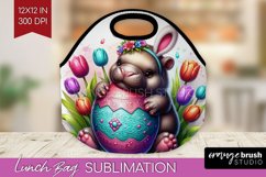 Easter Animals Lunch Bag - Bunny Ears Lunch Bug PNG Product Image 1