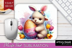 Easter Animals Mouse Pad Sublimation - Bunny Ears Mousepad Product Image 1