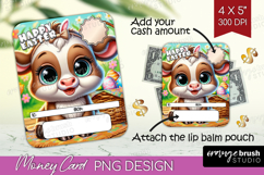 Easter Money Card PNG - Cute Easter Money Card Holder Product Image 1