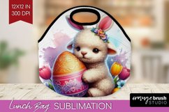 Easter Animals Lunch Bag - Bunny Ears Lunch Bug PNG Product Image 1