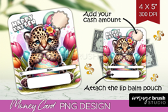 Easter Money Card PNG - Easter Animals Money Card Holder Product Image 1