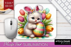 Easter Animals Mouse Pad Sublimation - Bunny Ears Mousepad Product Image 1