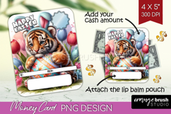 Easter Money Card PNG - Easter Animals Money Card Holder Product Image 1