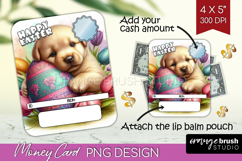 Easter Money Card PNG - Easter Animals Money Card Holder Product Image 1