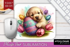 Easter Animals Mouse Pad Sublimation - Bunny Ears Mousepad Product Image 1