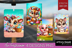 Easter Animals Air Freshener PNG - Cute Easter PNG Product Image 1