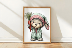 Whimsical Easter Animals Clipart PNG Product Image 2