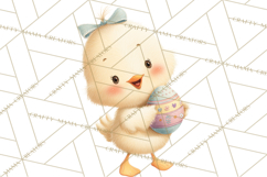 Easter Clipart PNG, Cute Easter Characters Clip Art, Bunny Product Image 2