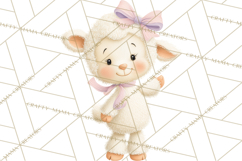 Easter Clipart PNG, Cute Easter Characters Clip Art, Bunny Product Image 4