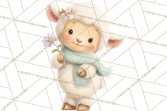 Easter Clipart PNG, Cute Easter Characters Clip Art, Bunny Product Image 2
