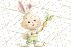 Easter Clipart PNG, Cute Easter Characters Clip Art, Bunny Product Image 2