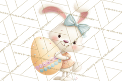 Easter Clipart PNG, Cute Easter Characters Clip Art, Bunny Product Image 3