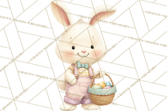 Easter Clipart PNG, Cute Easter Characters Clip Art, Bunny Product Image 2