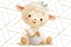 Easter Clipart PNG, Cute Easter Characters Clip Art, Bunny Product Image 4