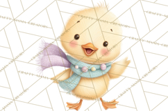 Easter Clipart PNG, Cute Easter Characters Clip Art, Bunny Product Image 4