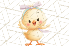 Easter Clipart PNG, Cute Easter Characters Clip Art, Bunny Product Image 5