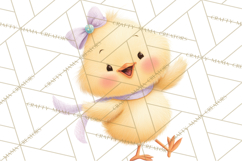 Easter Clipart PNG, Cute Easter Characters Clip Art, Bunny Product Image 3