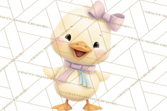 Easter Clipart PNG, Cute Easter Characters Clip Art, Bunny Product Image 3