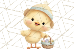 Easter Clipart PNG, Cute Easter Characters Clip Art, Bunny Product Image 3
