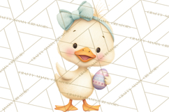 Easter Clipart PNG, Cute Easter Characters Clip Art, Bunny Product Image 3