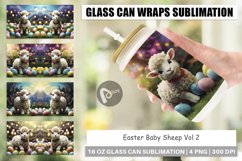 Glass Can Wraps Easter Baby Sheep Product Image 1