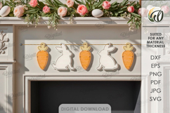 Easter Banners Bundle Laser Cut. Easter Garland SVG Product Image 6