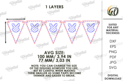 Easter Banner Laser Cut. Easter Garland SVG Product Image 2