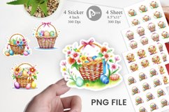 Easter Basket Sticker Product Image 1