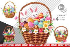 Easter Basket Clipart Product Image 1