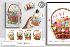 Digital Paper Easter Basket Product Image 1