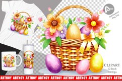 Easter Basket Clipart Product Image 1