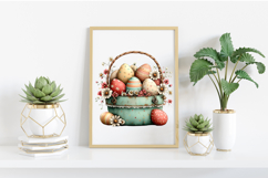 Easter Basket Clipart PNG Product Image 2
