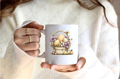 Easter Basket Clipart Sublimation Product Image 2