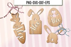 Easter Wooden Bunny, Easter Basket Tags, Baby Easter gift, Carrot Easter Basket, Carrot Basket Tag, Basket Name Tag svg,