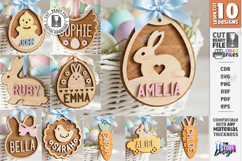 Easter Basket Tags Laser Cut Bundle | Name Tags | Gift Label Product Image 1