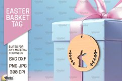 Easter Basket Tags SVG Bundle. Easter Laser Cut Product Image 9