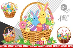 Easter Basket Clipart Product Image 1