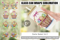 Glass Can Wraps Easter Basket Product Image 1