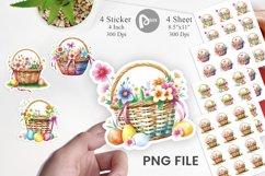 Easter Basket Sticker Product Image 1